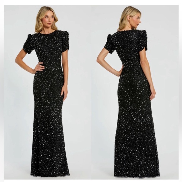 Mac Duggal Dresses & Skirts - Mac Duggal Black Sequin Maxi Dress